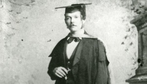 Conan Doyle on his graduation